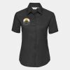 Russell Collection Ladies Short Sleeve Easy Care Oxford Shirt Thumbnail